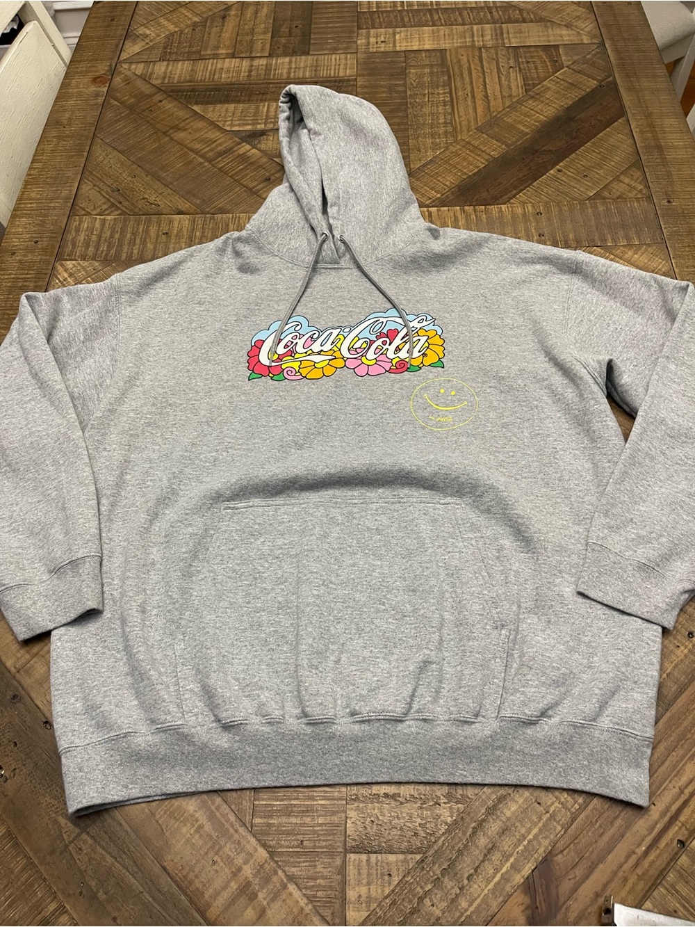 Coca-Cola 1971 Unity Collection "Perfect Harmony" Retro Hoodie Grey XXL